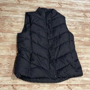 Gap polka dot vest size xl